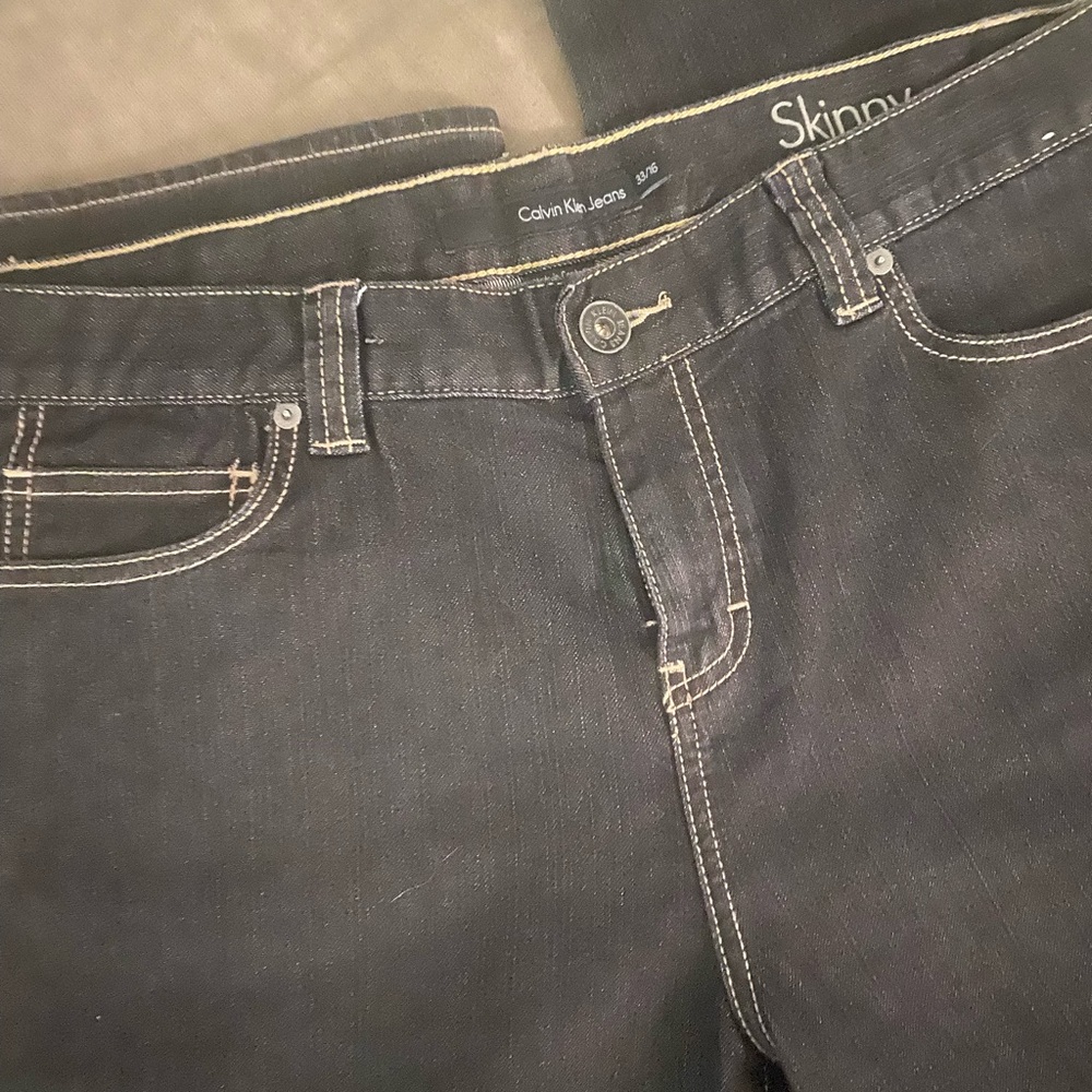 Calvin Klein black jeans in excellent condition.